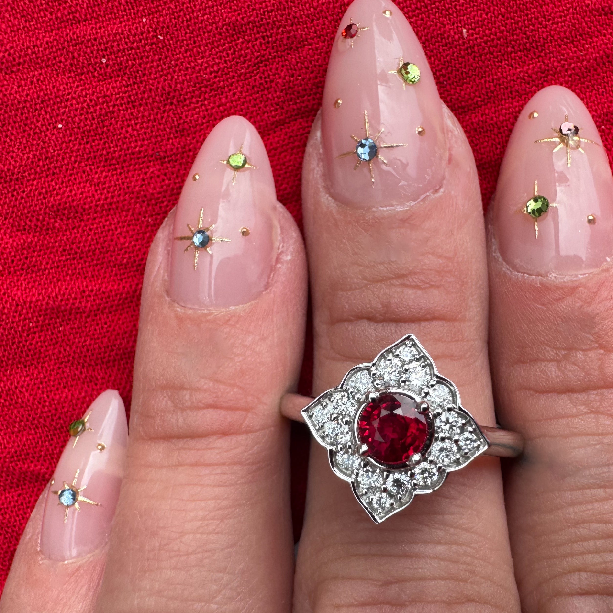 ‘Star’ Ruby Ring