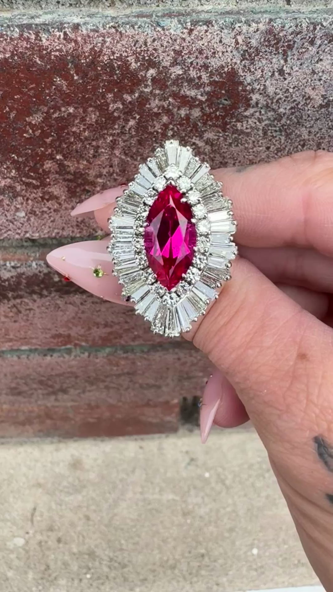Gatsby Ruby Ring