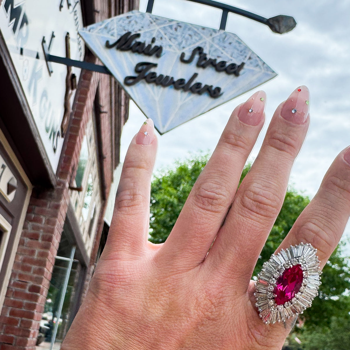 Gatsby Ruby Ring